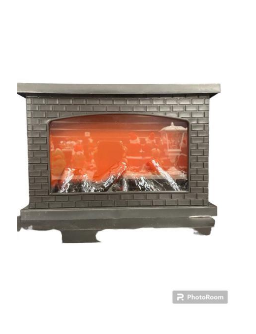 CHIMNEY EFFECT LANTERN 28x12x20cm WITH BRICKS