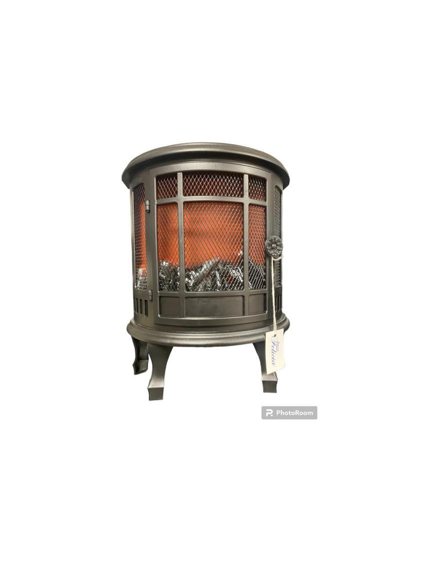 CHIMNEY EFFECT LANTERN 24x12x30cm WITH FEET BASE