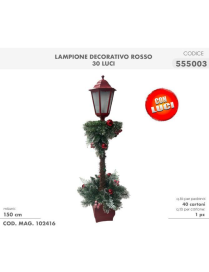 RED DECORATION LAMP 150cm 30 LIGHTS