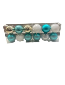TIFFANY/WHITE/GOLD/SILVER BALL 100mm 6 pieces