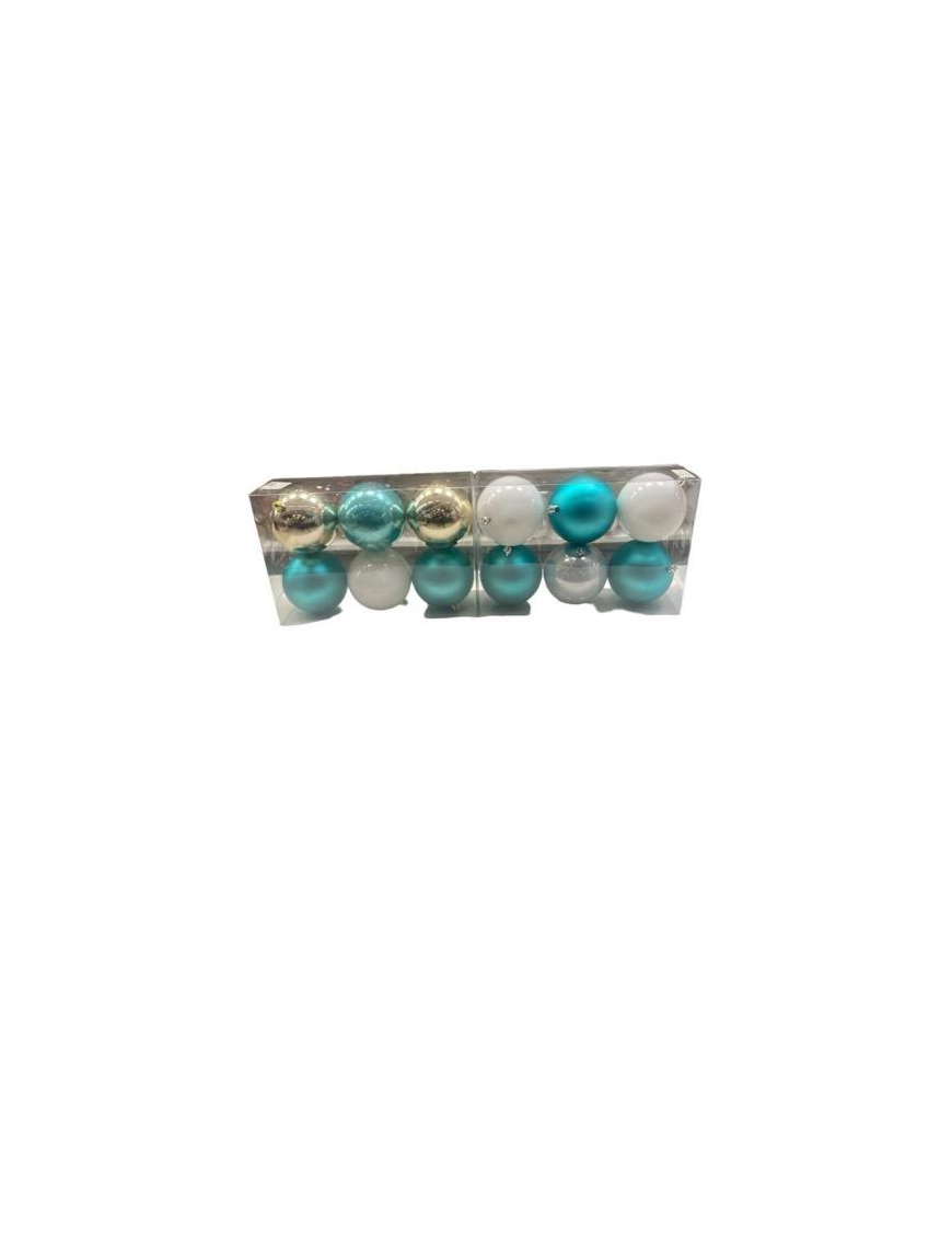 TIFFANY/WHITE/GOLD/SILVER BALL 100mm 6 pieces