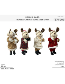 REINDEER ASSORTED COLORS 80cm
