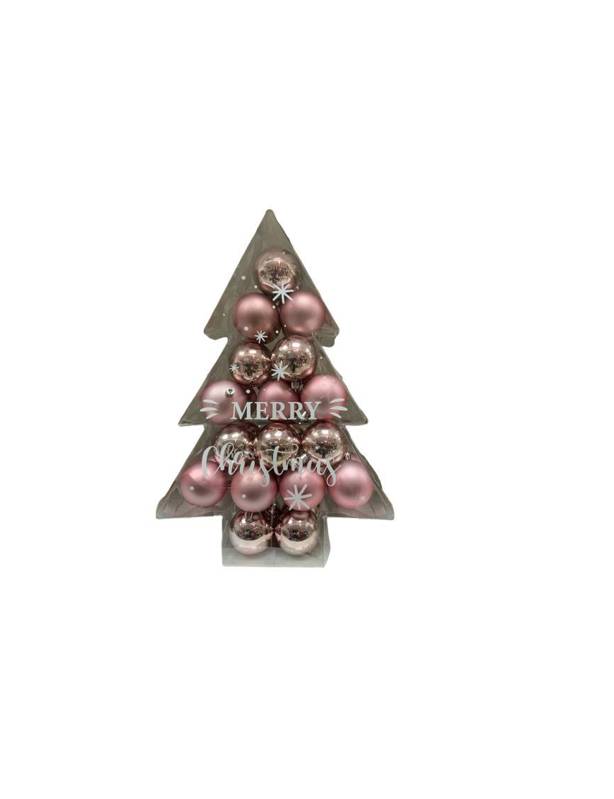 PINK BALL 6cm 17pcs
