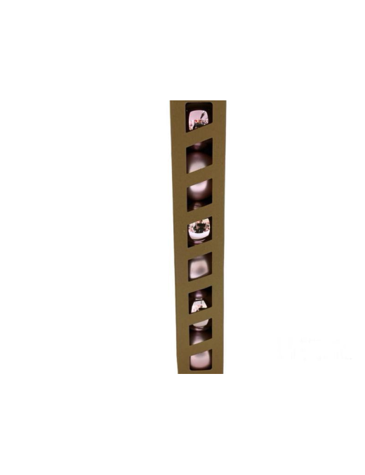 SFERA COLORE ROSA IN PLASTICA 6cm 6pezzi LINEA LUCIDA E MATTA