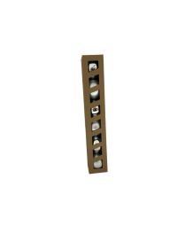 SFERA COLORE ARGENTO IN PLASTICA 6cm 6pezzi LINEA LUCIDA E MATTA