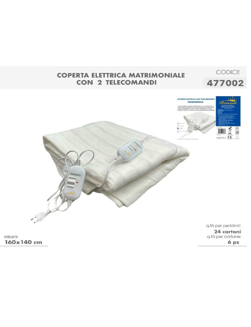 ELECTRIC BLANKET 160x140