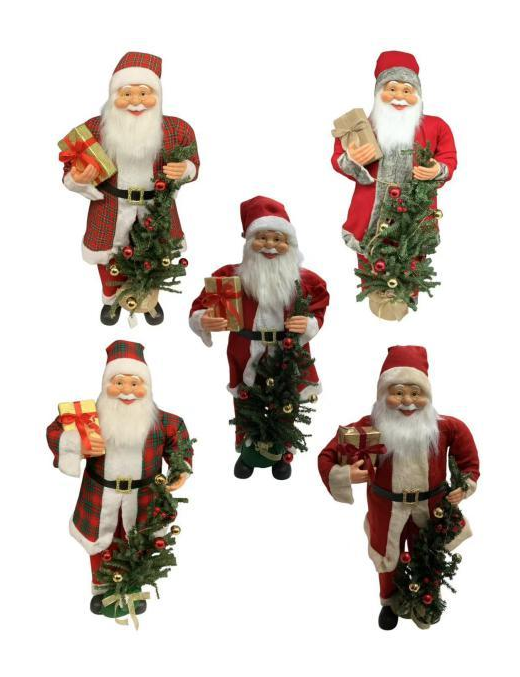 BABBO NATALE CON ALBERO 110cm