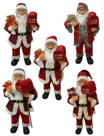 BABBO NATALE CON POSTA 110cm