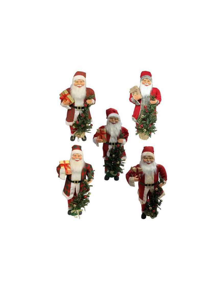 SANTA CLAUS WITH TREE 90cm