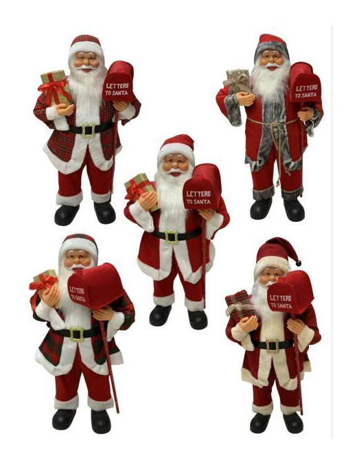 SANTA CLAUS WITH MAIL 90cm