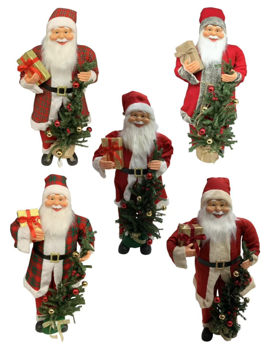 SANTA CLAUS WITH TREE 40cm