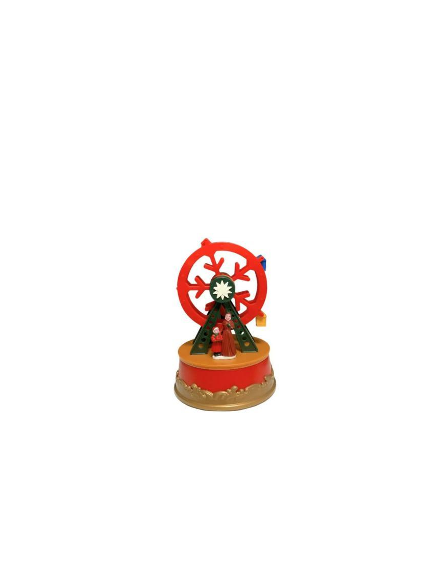 13x18cm WHEEL CAROUSEL WITH LIGHT + MUSIC