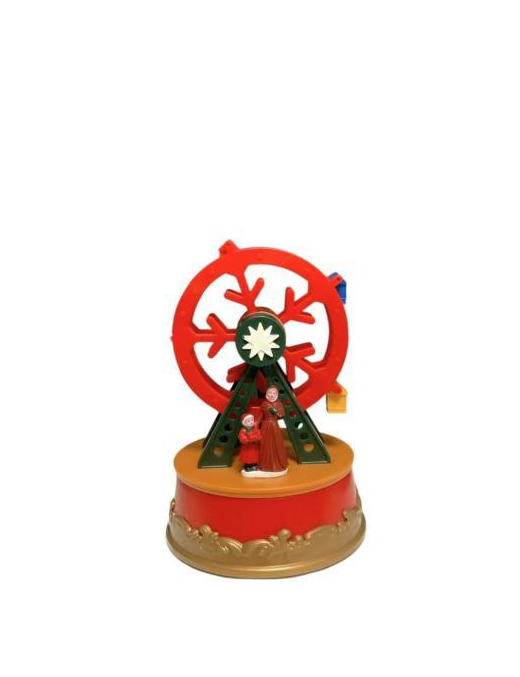 13x18cm WHEEL CAROUSEL WITH LIGHT + MUSIC