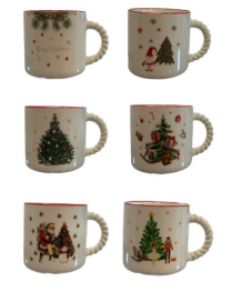 CHRISTMAS DECORATION MUG 350ml