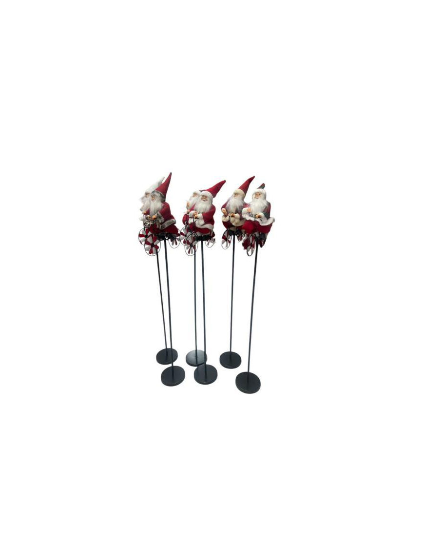 BIKE WITH SANTA CLAUS 30x6x110cm