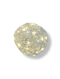 SNOWFLAKE LINE SPHERE 20cm