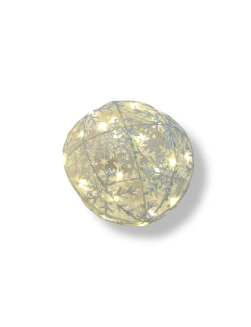 SNOWFLAKE LINE SPHERE 20cm