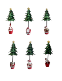 DEC. ALBERO ASS. 30x30x98cm 584020