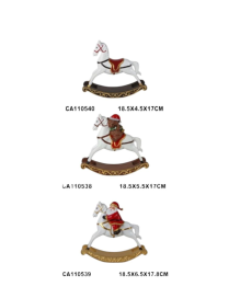 DEC. CAVALLO A DONDOLO 19x5x17cm 637032