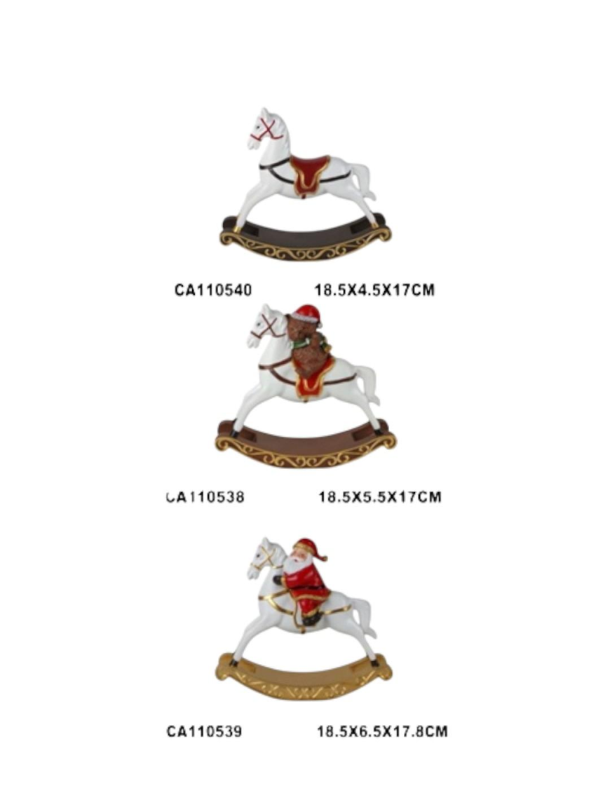DEC. CAVALLO A DONDOLO 28x7x25cm 637033