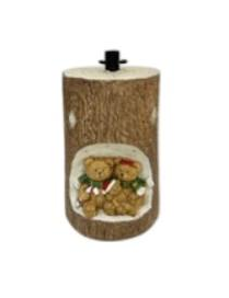 BASE PER ALBERO TRONCO C/ORSO 55cm LUM