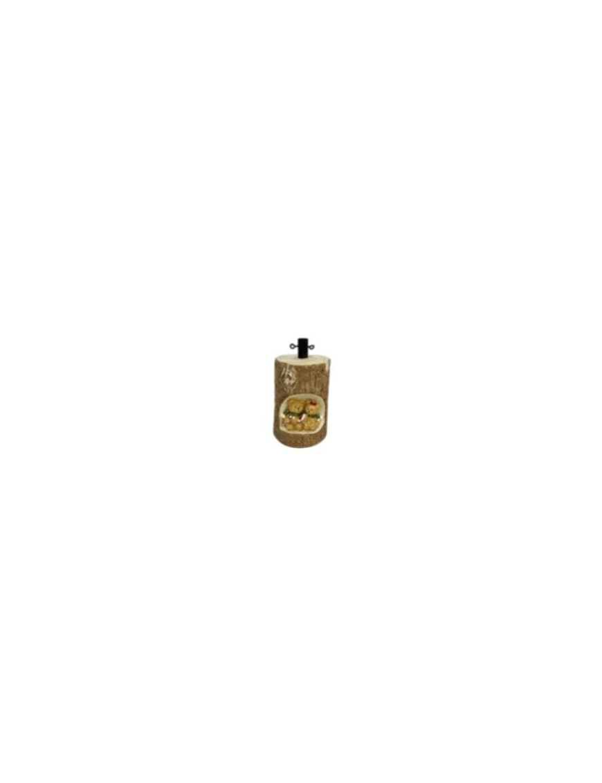 BASE PER ALBERO TRONCO C/ORSO 45cm LUM