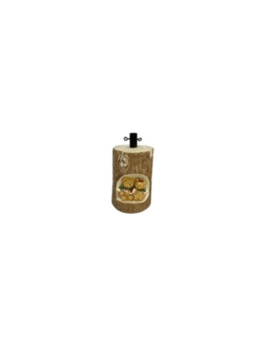 BASE PER ALBERO TRONCO C/ORSO 45cm LUM