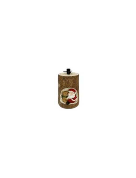 BASE PER ALBERO TRONCO C/BABBO 35cm LUM