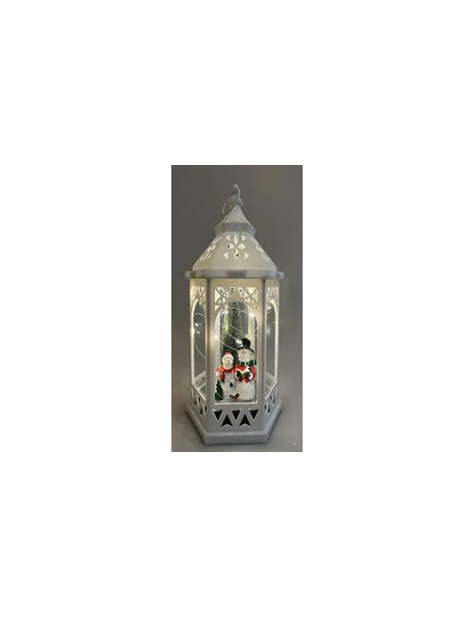 LANTERNA C/SOGG. 19x16x33cm BIANCA 66603