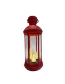 LANTERNA C/BABBO 13x9x18cm 666045