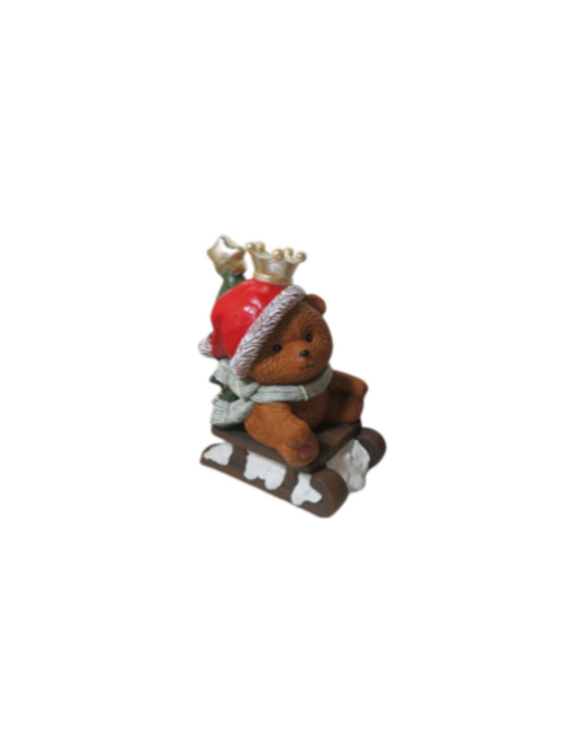 DEC. ORSO C/SLITTA 37x17x35cm 669024