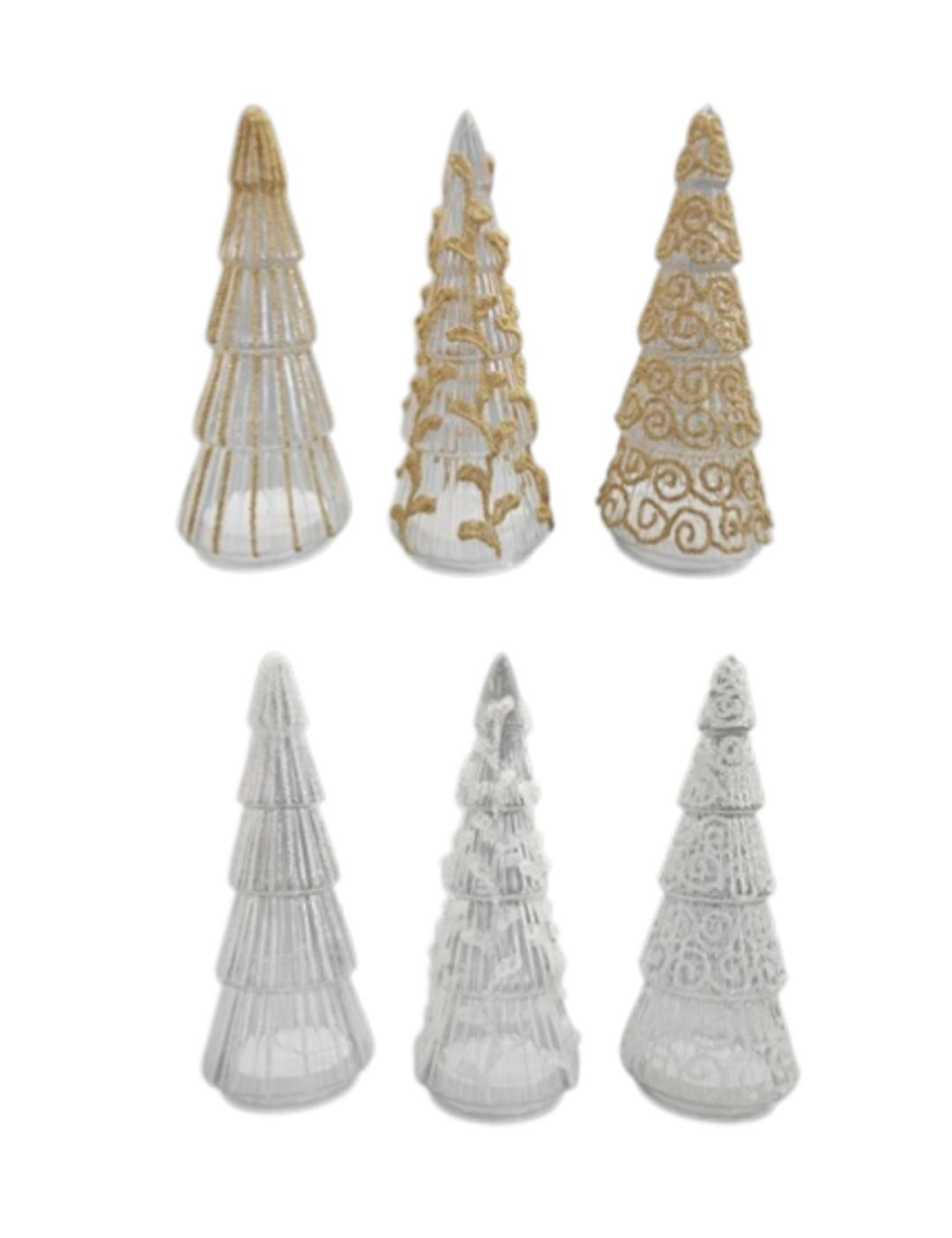 L.ORO/BIANCO ALBERO 10x25cm C/LUCE 67506