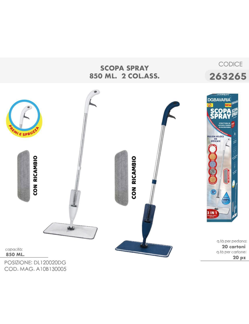 SCOPA SPRAY 850ml 263265
