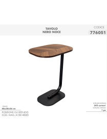 TAVOLINO 39x28x56cm NOCE