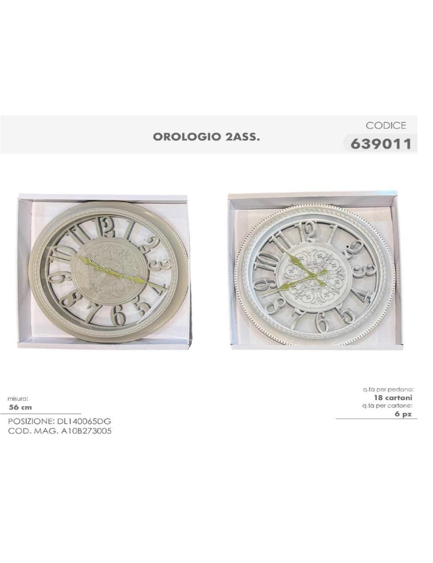 OROLOGIO PARETE 56cm 639011