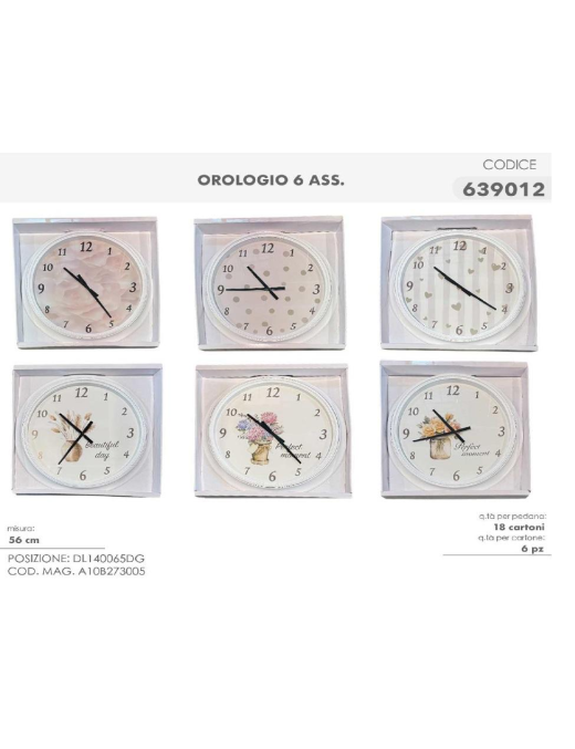 OROLOGIO PARETE 56cm 639012