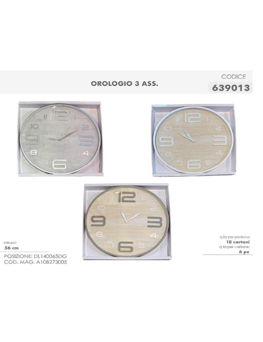 OROLOGIO PARETE 56cm 639013