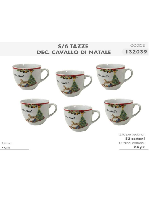 L.CAVALLO NAT. SERV.CAFFE' 6pz S/P