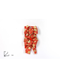 L.STELLA ORO FIOCCO ROSSO 16cm 2pz$$