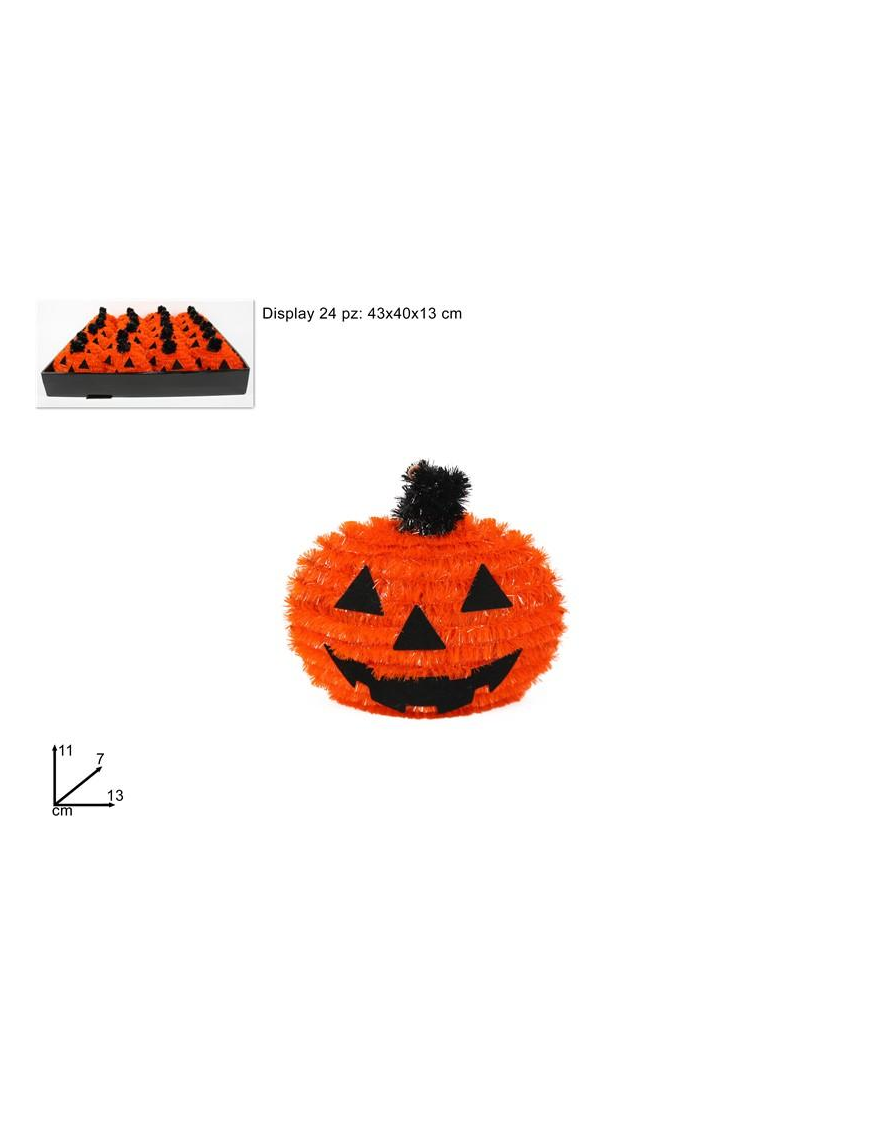 DECORAZIONE FILO ZUCCA 13x11cm