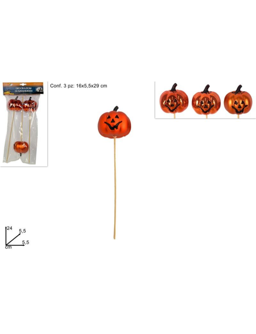 SPILLONE ZUCCA 24cm 3 PEZZI