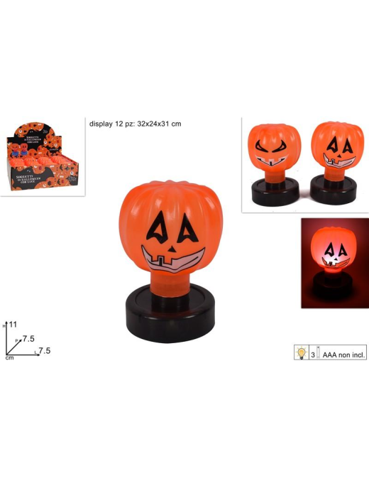 LUME ZUCCA HALLOWEEN A BATTERIA