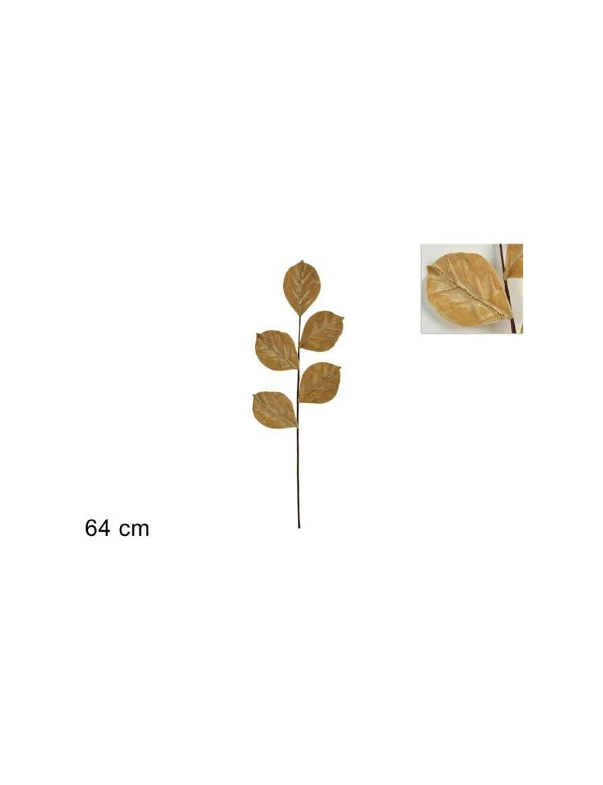 STELO FOGLIE VELLUTO BEIGE 64cm