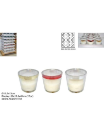 CANDELA PROFUMATA IN BICCHIERE DI VETRO 420gr