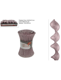 DECOR. TESSUTO SPIRALE 12,5x180cm ROSA$$