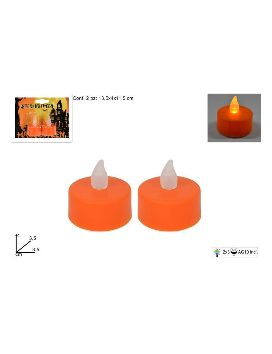 FLAME TEA-LIGHT 2 PIECES