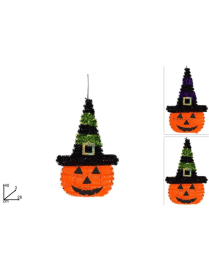 PUMPKIN WIRE HANGER DECORATION
