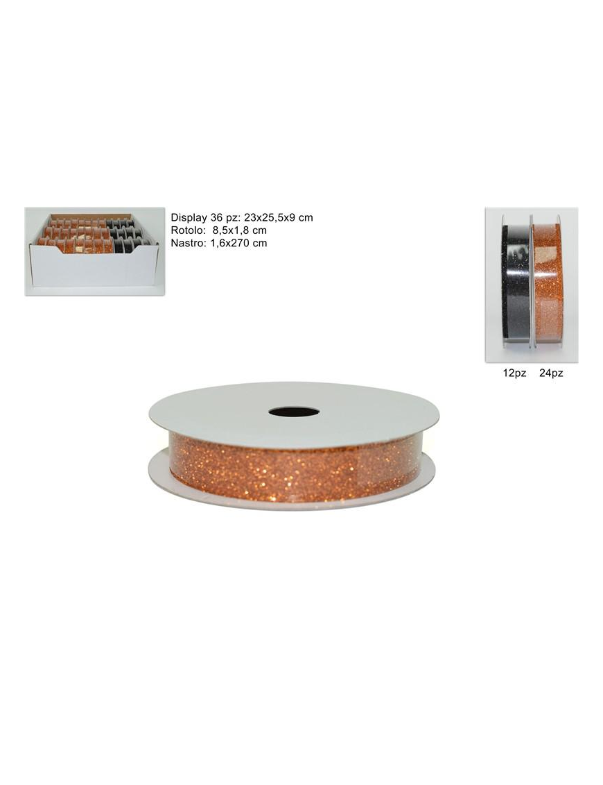 ROTOLO NASTRINO HALLOWEEN cm1,6x270cm