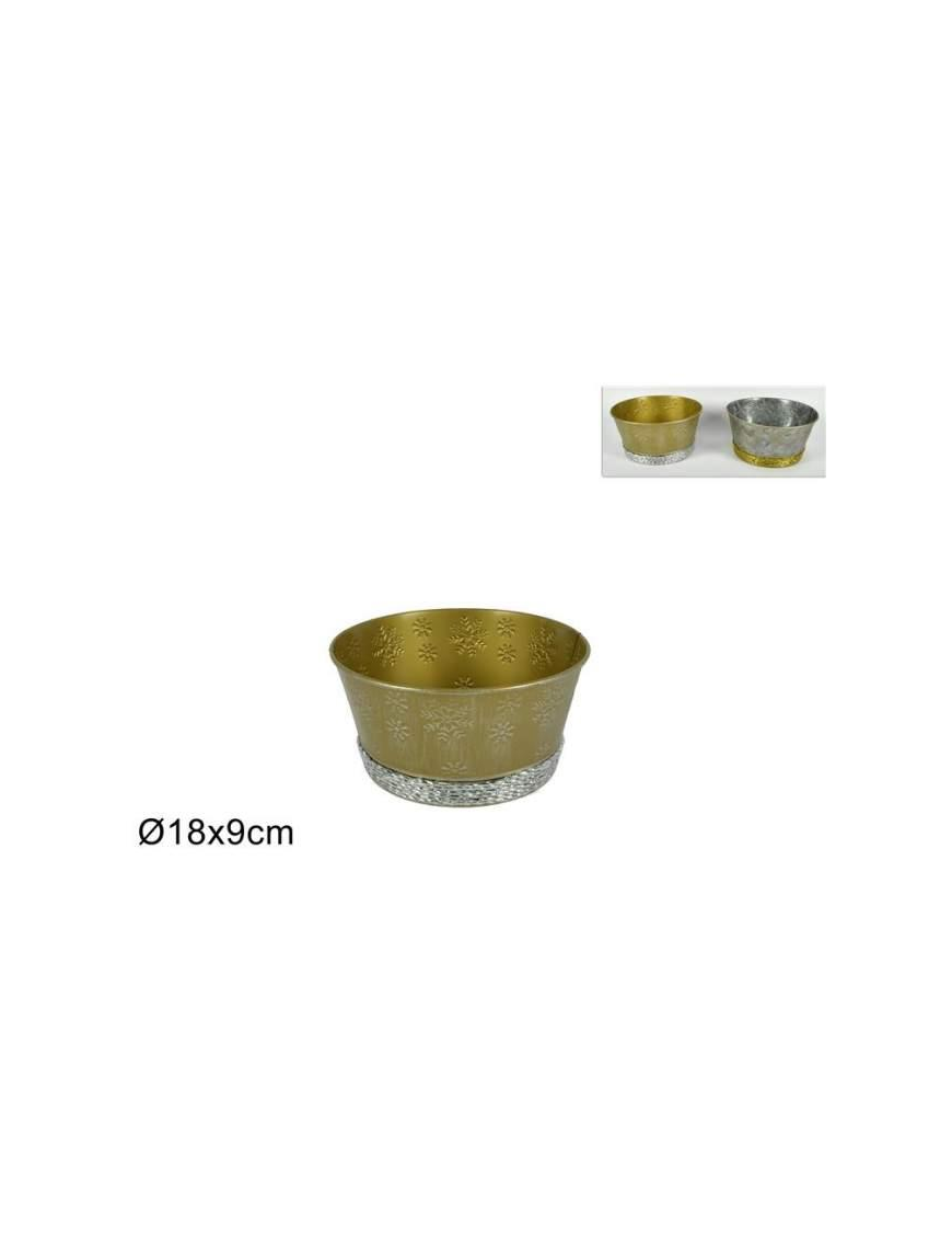 VASO 18x9cm IN LATTA