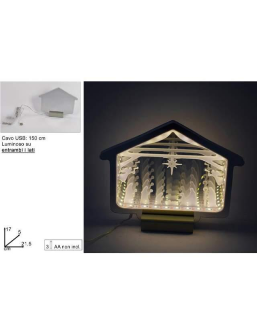 CLASSIC SCENARIO NATIVITA' 3D 21,5cm $$